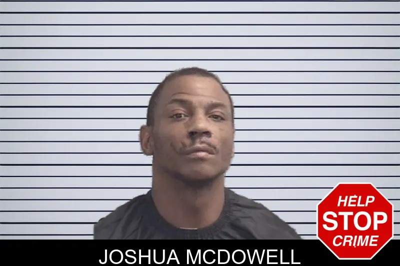 Joshua McDowell mugshot