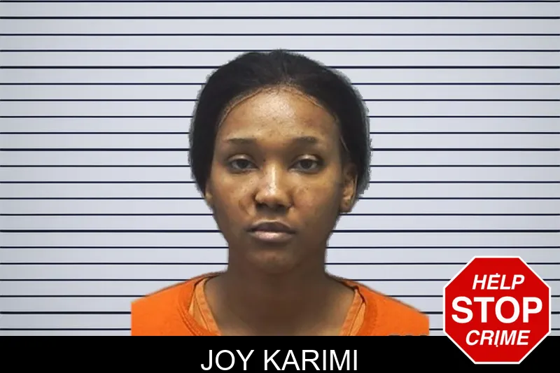 Joy Karimi mugshot
