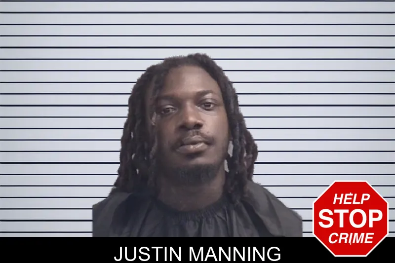 Justin Manning mugshot