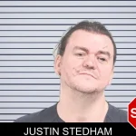 Justin Stedham mugshot