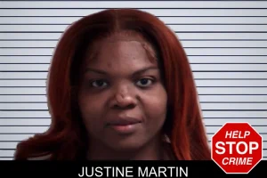 Justine Martin mugshot
