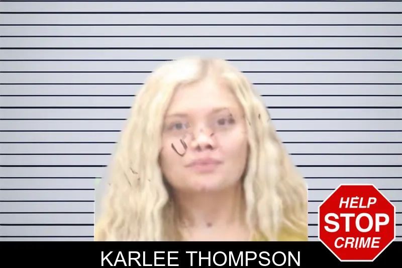 Karlee Thompson mugshot