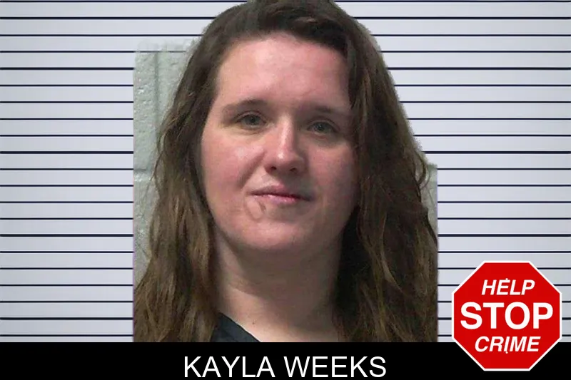 Kayla Weeks mugshot