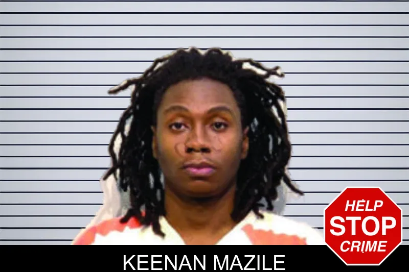 Keenan Mazile mugshot