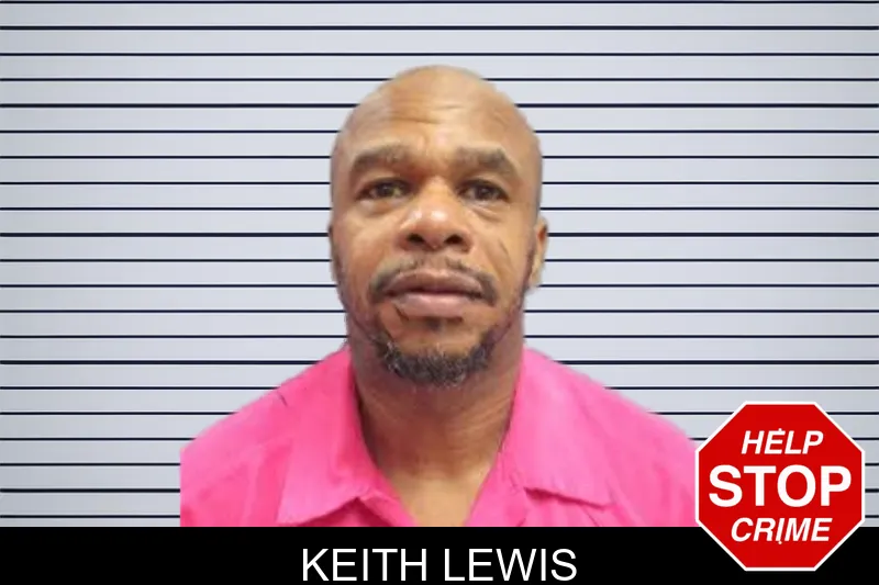 Keith Lewis mugshot