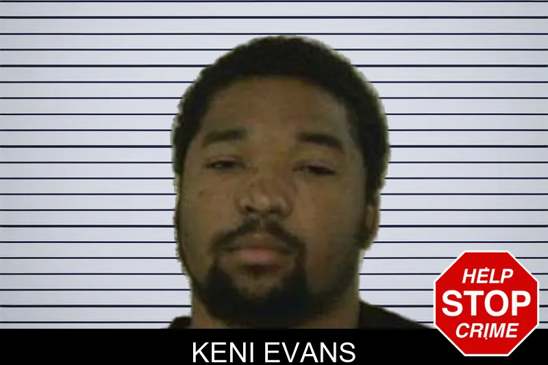 Keni Evans mugshot