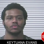 Keytuana Evans mugshot