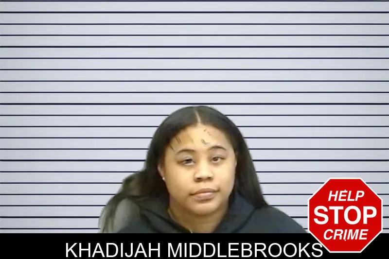 Khadijah Middlebrooks mugshot