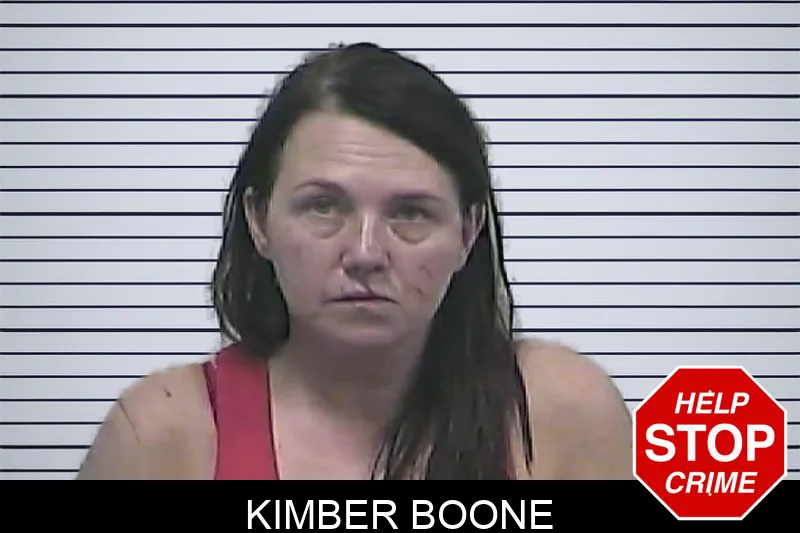 Kimber Boone mugshot