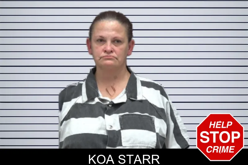 Koa Starr mugshot