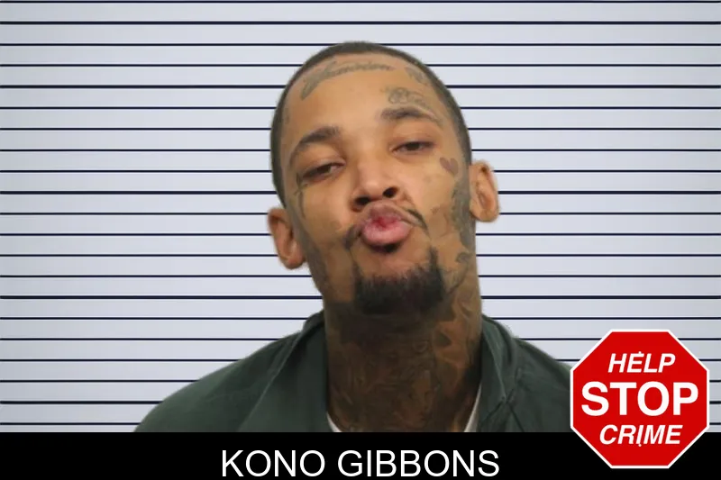 Kono Gibbons mugshot