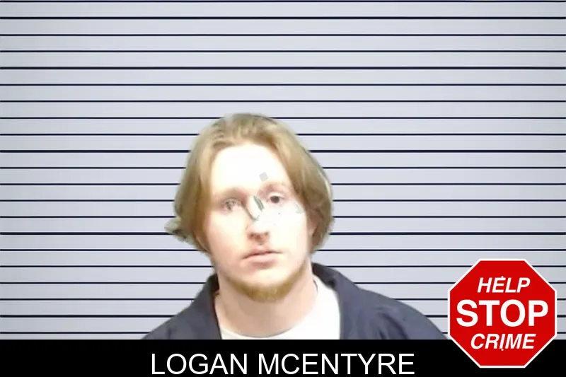Logan McEntyre mugshot
