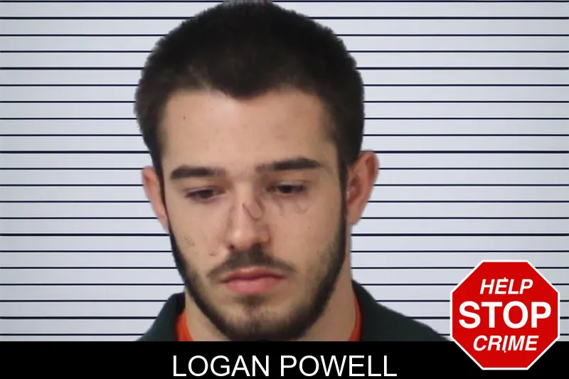 Logan Powell mugshot