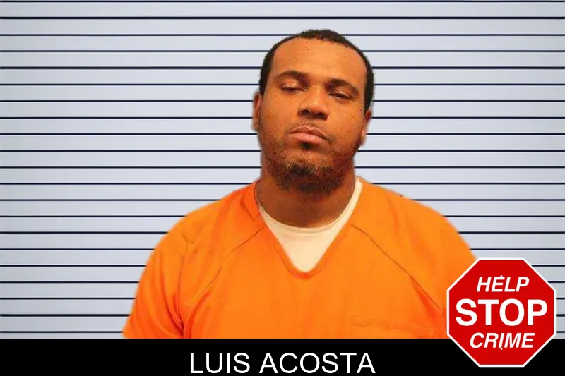 Luis Acosta mugshot