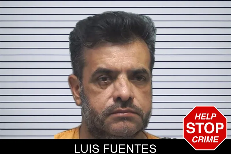 Luis Fuentes mugshot