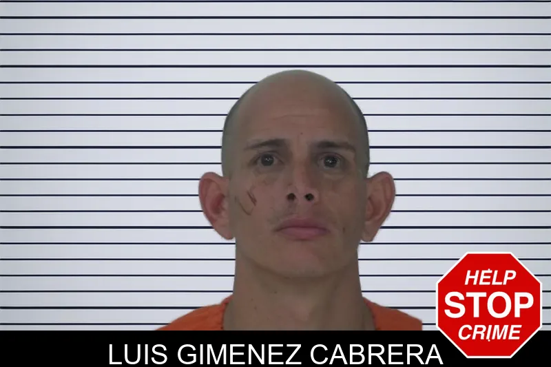 Luis Gimenez Cabrera mugshot