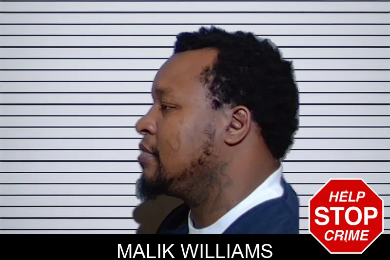 Malik Williams mugshot