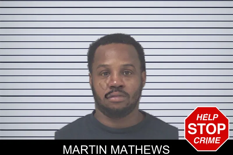 Martin Mathews mugshot
