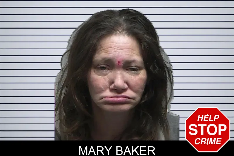 Mary Baker mugshot