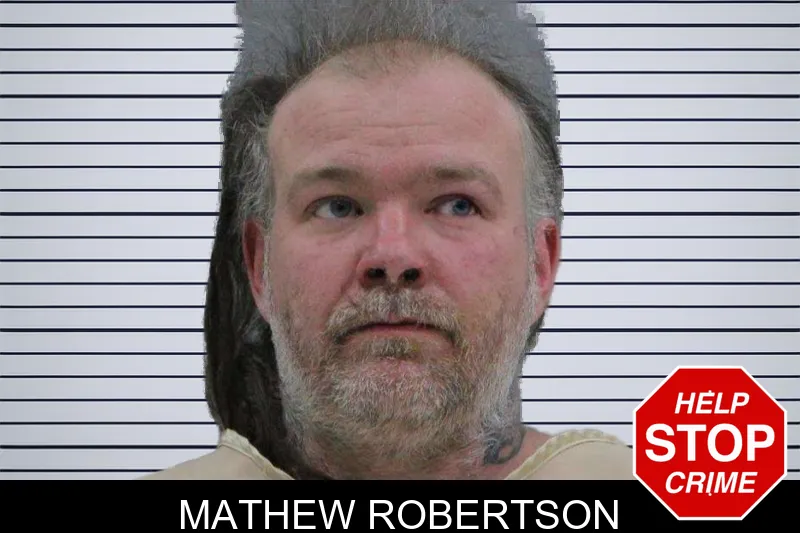 Mathew Robertson mugshot