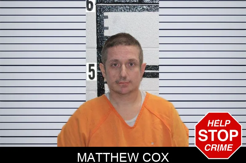Matthew Cox mugshot