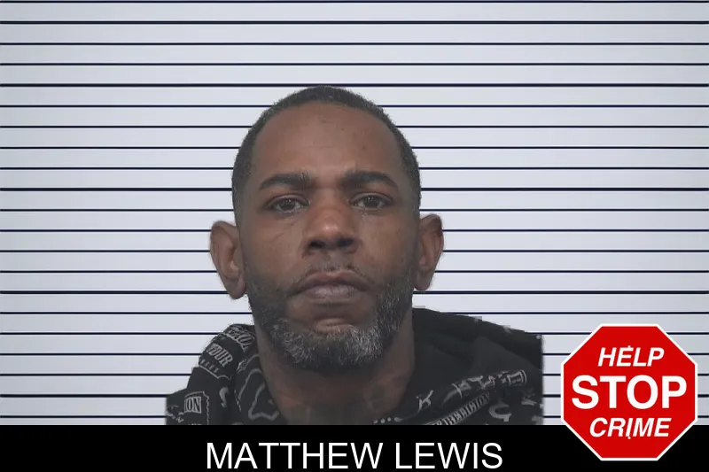 Matthew Lewis mugshot