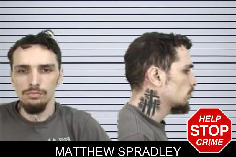 Matthew Spradley mugshot