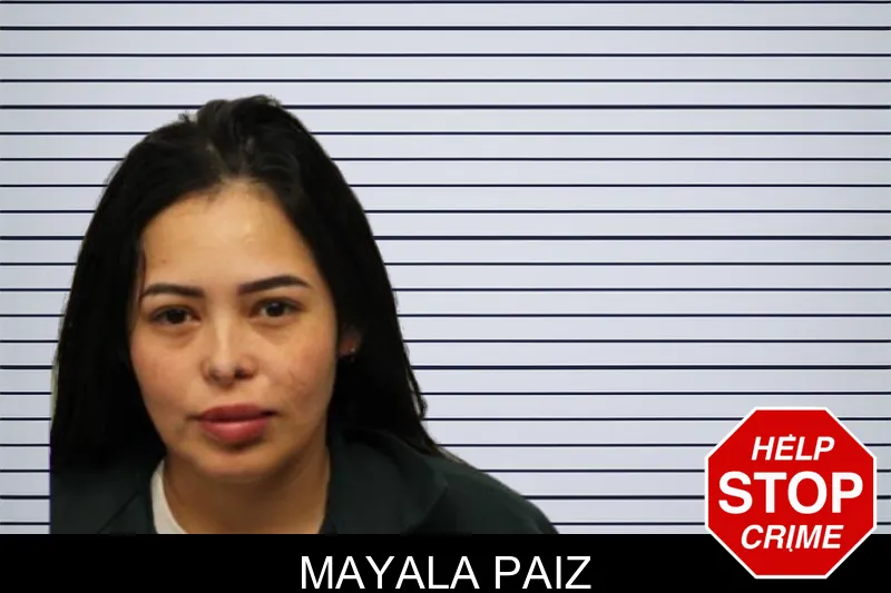 Mayala Paiz mugshot