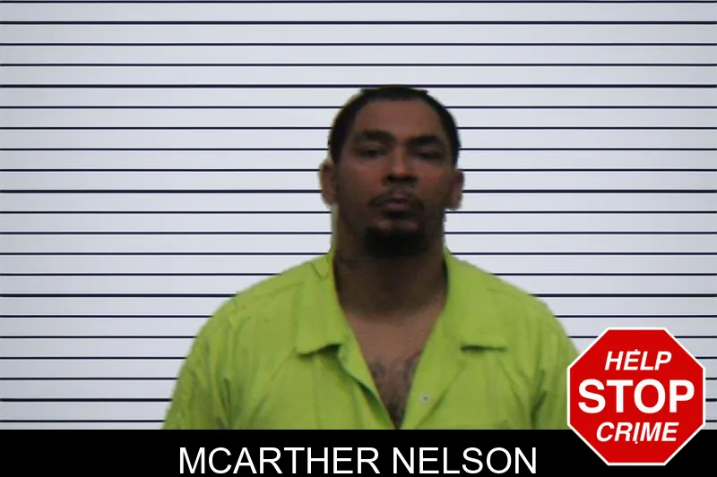 McArther Nelson mugshot