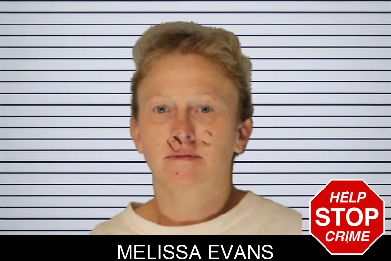 Melissa Evans mugshot
