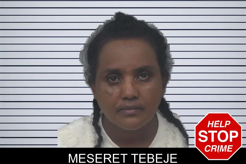 Meseret Tebeje mugshot