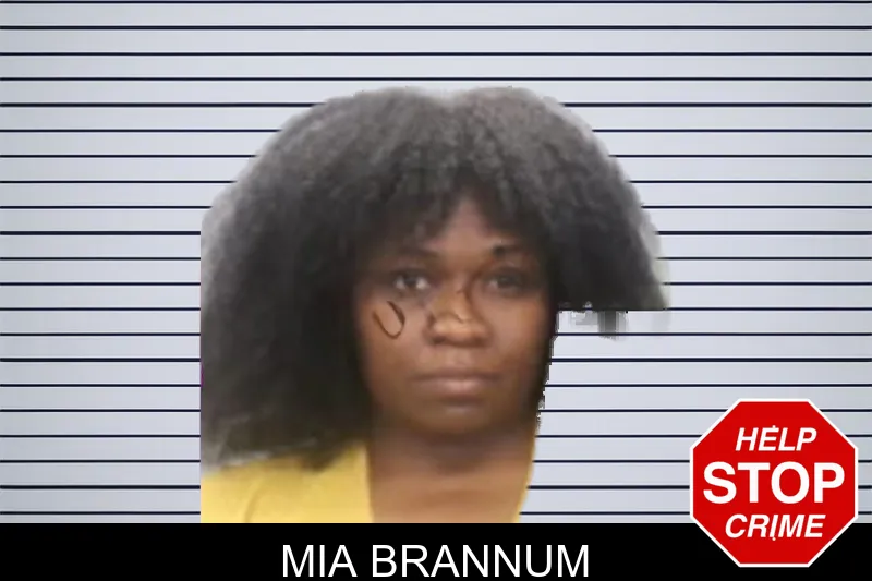 Mia Brannum mugshot