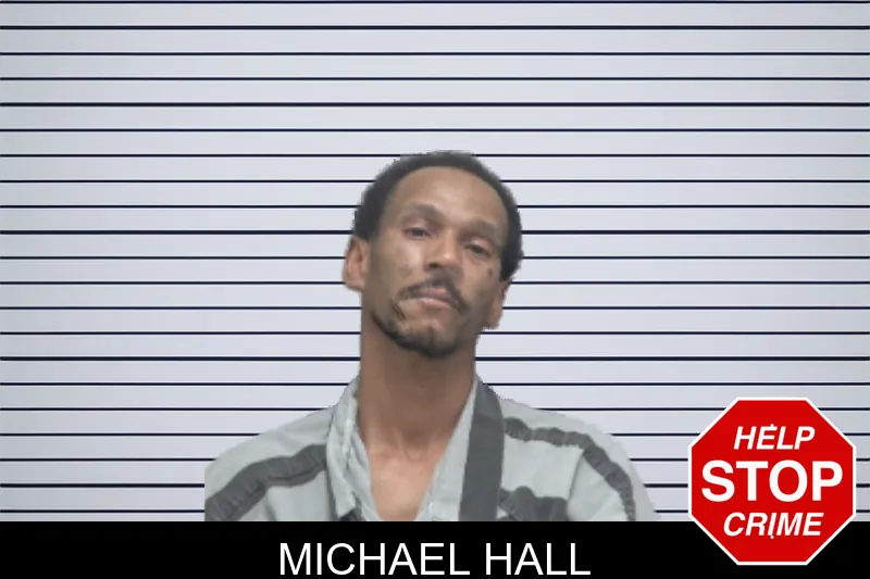 Michael Hall mugshot