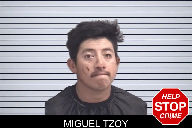 Miguel Tzoy mugshot