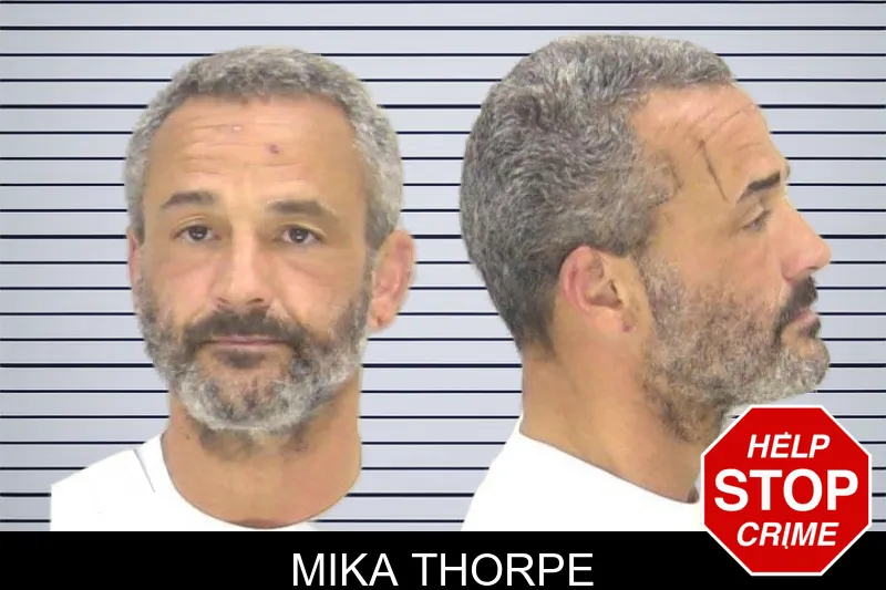 Mika Thorpe mugshot