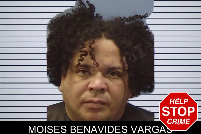 Moises Benavides Vargas mugshot