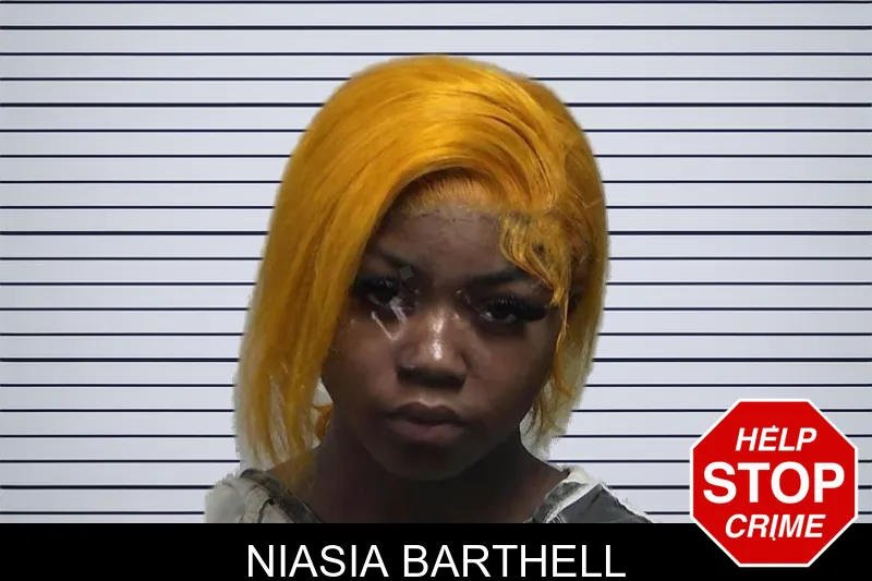 Niasia Barthell mugshot