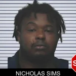 Nicholas Sims mugshot