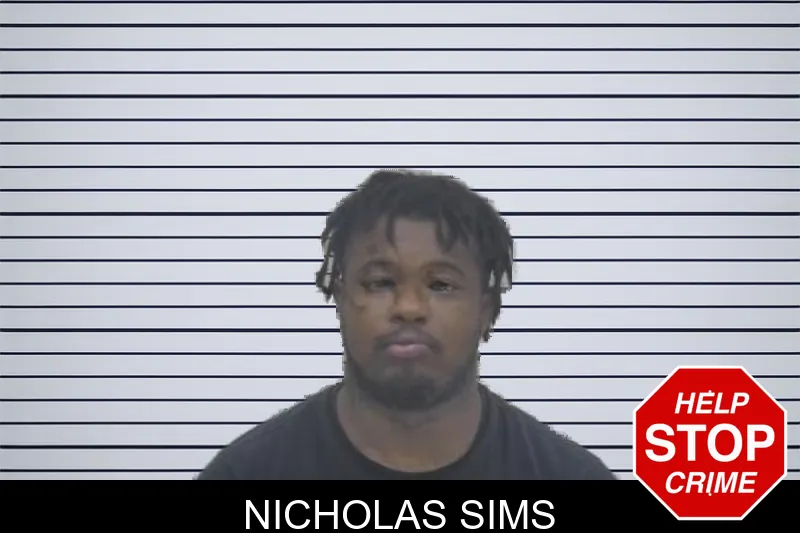 Nicholas Sims mugshot