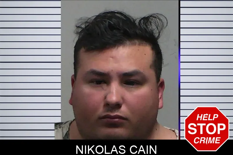 Nikolas Cain mugshot
