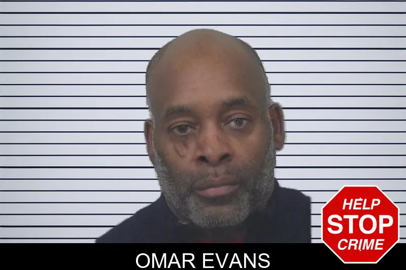 Omar Evans mugshot
