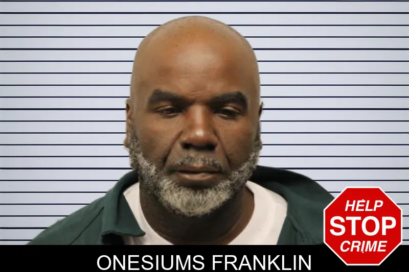 Onesiums Franklin mugshot