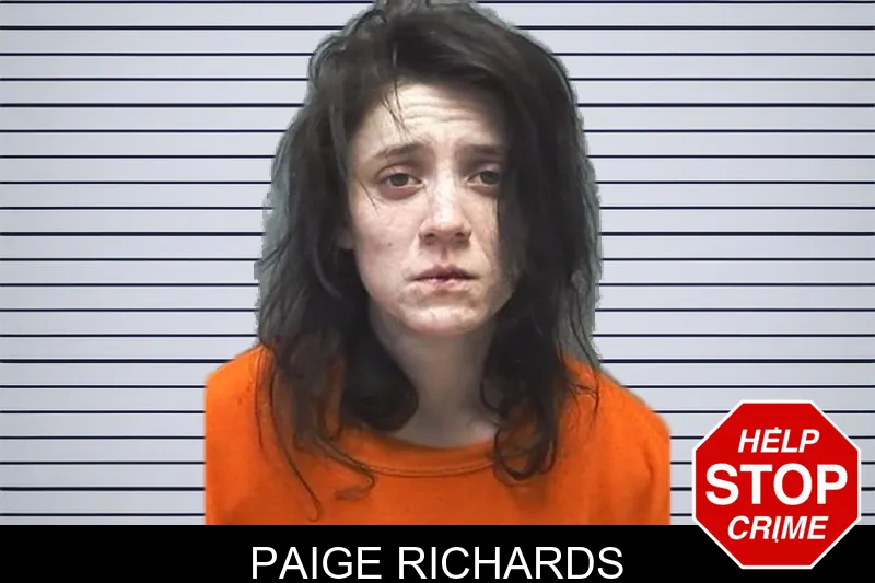 Paige Richards mugshot