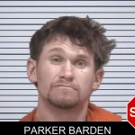 Parker Barden mugshot