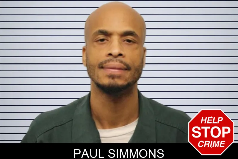 Paul Simmons mugshot