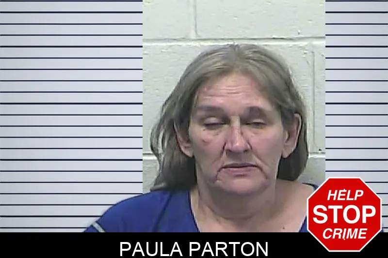 Paula Parton mugshot