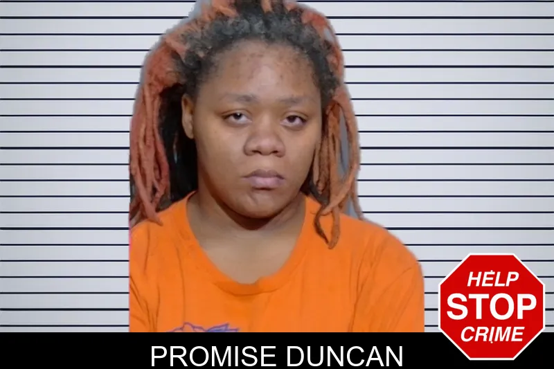 Promise Duncan mugshot