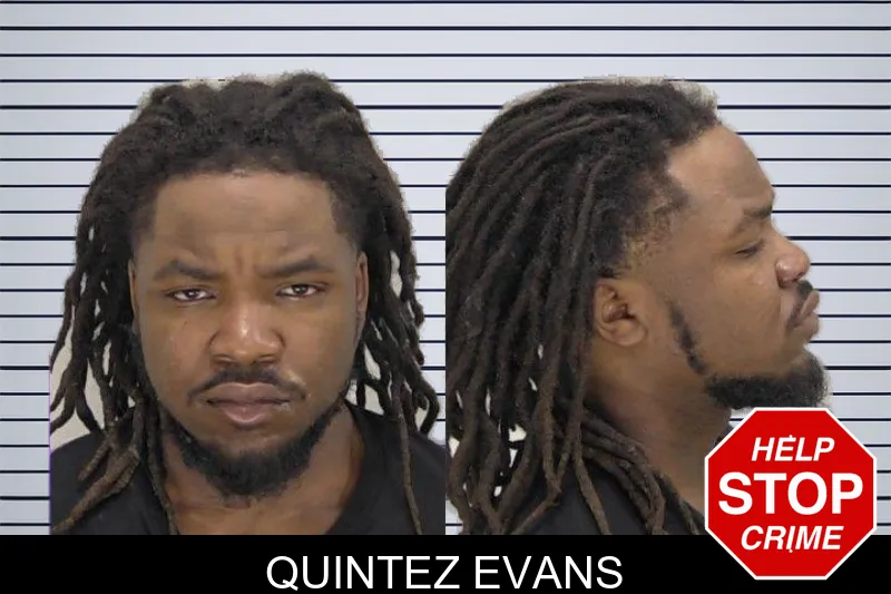 Quintez Evans mugshot