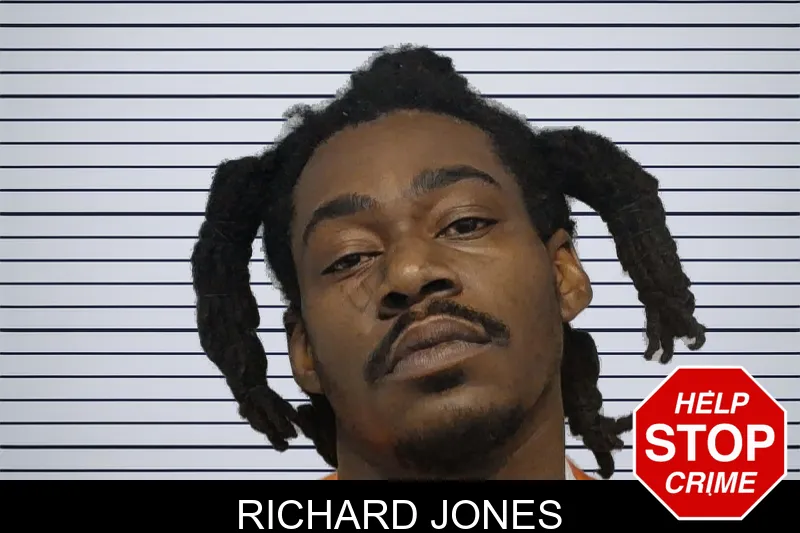 Richard Jones mugshot