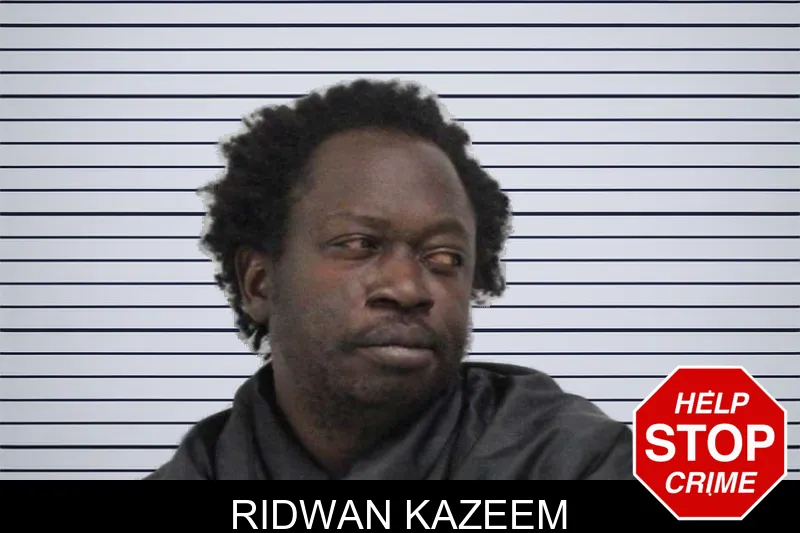 Ridwan Kazeem mugshot